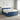 Pat boxspring cu saltea albastru 160 x 200 cm Țesătură