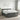 Pat boxspring cu saltea Gri închis 140 x 190 cm Țesătură