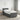 Pat boxspring cu saltea Gri închis 80 x 200 cm Țesătură