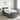 Pat boxspring cu saltea Gri închis 80 x 200 cm Țesătură