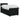 Pat boxspring cu saltea cu headboard Negru 80 x 200 cm Țesătură