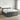 Pat boxspring cu saltea Gri închis 200 x 200 cm Țesătură