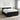 Pat boxspring cu saltea Negru 200 x 200 cm Țesătură