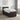 Pat boxspring cu saltea Maro închis 80 x 200 cm Țesătură