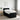 Pat boxspring cu saltea cu headboard Negru 80 x 200 cm Țesătură
