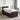 Pat boxspring cu saltea Maro închis 80 x 200 cm Țesătură