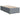 Pat boxspring cu saltea Gri deschis 100 x 200 cm Țesătură