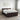 Pat boxspring cu saltea Maro închis 140 x 190 cm Țesătură