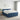 Pat boxspring cu saltea albastru 200 x 200 cm Țesătură