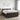 Pat boxspring cu saltea Maro închis 200 x 200 cm Țesătură