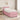 Pat boxspring cu saltea cu headboard Roz 100 x 200 cm Catifea