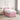 Pat boxspring cu saltea cu headboard Roz 80 x 200 cm Catifea