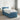 Pat boxspring cu saltea Albastru închis 100 x 200 cm Catifea