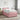 Pat boxspring cu saltea cu headboard Roz 120 x 200 cm Catifea