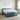Pat boxspring cu saltea Albastru închis 140 x 190 cm Catifea