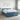 Pat boxspring cu saltea Albastru închis 140 x 200 cm Catifea