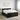 Pat boxspring cu saltea cu headboard Negru 200 x 200 cm Catifea