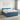 Pat boxspring cu saltea Albastru închis 200 x 200 cm Catifea
