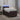 Pat box spring cu saltea și LED Maro închis 80 x 200 cm