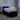 Pat box spring cu saltea și LED Negru 80 x 200 cm Țesătură