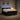 Pat box spring cu saltea și LED Negru 140 x 190 cm Țesătură