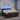 Pat box spring cu saltea și LED Maro închis 140 x 200 cm