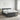 Pat box spring cu saltea și LED Gri închis 200 x 200 cm