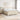 Pat box spring cu saltea și LED Crem 200 x 200 cm Țesătură