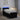 Pat box spring cu saltea și LED Negru 80 x 200 cm Catifea