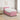 Pat box spring cu saltea și LED Roz 80 x 200 cm Catifea