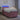 Pat box spring cu saltea și LED Roz 80 x 200 cm Catifea