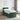 Pat box spring cu saltea și LED Verde închis 90 x 190 cm