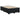 Pat box spring cu saltea și LED Negru 120 x 190 cm Catifea