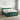 Pat box spring cu saltea și LED Verde închis 140 x 190 cm