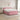 Pat box spring cu saltea și LED Roz 140 x 200 cm Catifea