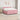Pat box spring cu saltea și LED Roz 140 x 200 cm Catifea