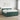 Pat box spring cu saltea și LED Verde închis 200 x 200 cm