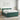 Pat box spring cu saltea și LED Verde închis 200 x 200 cm