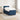 Pat boxspring cu saltea albastru 100 x 200 cm Țesătură