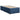 Pat boxspring cu saltea albastru 80 x 200 cm Țesătură