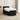 Pat boxspring cu saltea cu benzi LED Negru 80 x 200 cm Țesătură