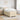Pat boxspring cu saltea cu benzi LED Crem 90 x 200 cm Țesătură