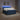 Pat boxspring cu saltea albastru 160 x 200 cm Țesătură