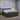 Pat boxspring cu saltea Gri închis 200 x 200 cm Țesătură