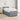 Pat boxspring cu saltea Gri deschis 80 x 200 cm Țesătură