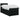 Pat boxspring cu saltea cu benzi LED Negru 80 x 200 cm Țesătură