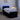 Pat boxspring cu saltea cu benzi LED Negru 90 x 200 cm Țesătură