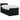 Pat boxspring cu saltea cu benzi LED Negru 80 x 200 cm Țesătură