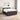 Pat boxspring cu saltea Maro închis 140 x 190 cm Țesătură