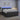 Pat boxspring cu saltea Gri închis 200 x 200 cm Țesătură